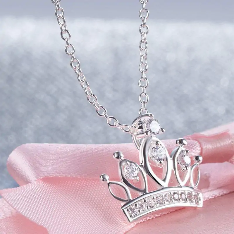 Kids Crown Pendant Necklace - Image 3