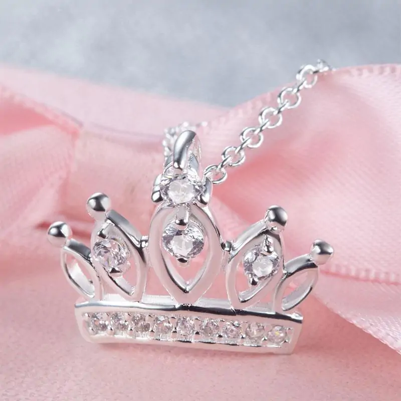 Kids Crown Pendant Necklace - Image 4