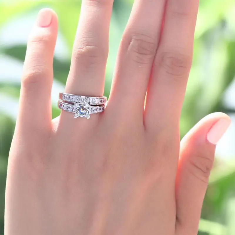 1 Ct Created Diamond Ring - Image 5