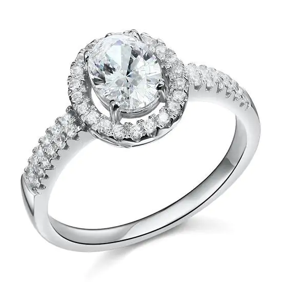 1.5 Carat Created Diamond Ring