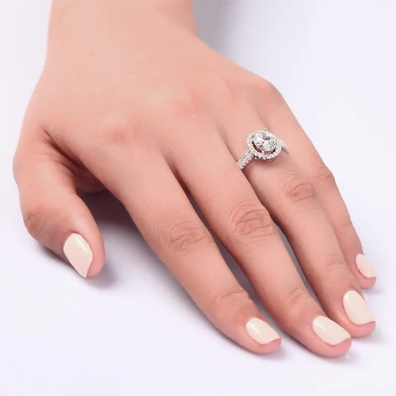 1.5 Carat Created Diamond Ring - Image 5