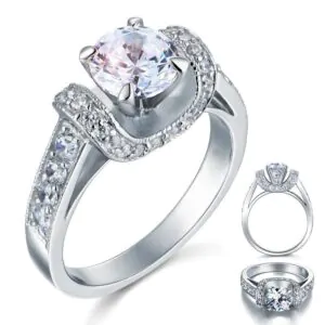 1.25 Carat Created Diamond Ring