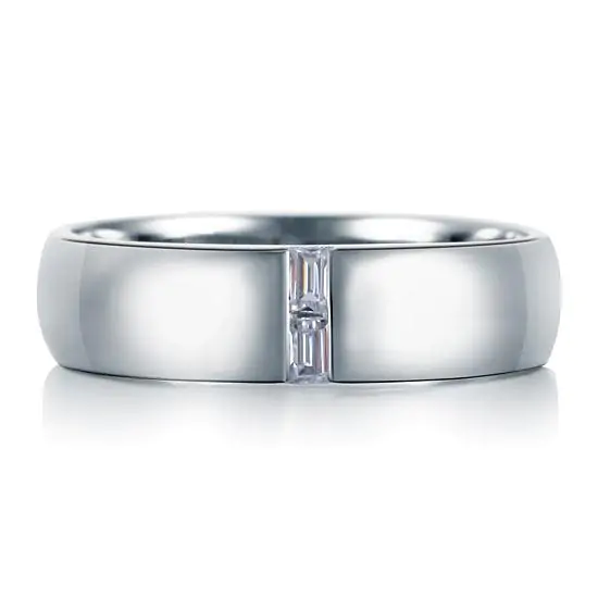 Men's Band Solid Sterling 925 Silver Ring - Image 2