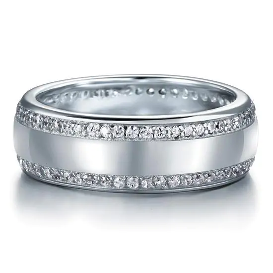 Men's Band 925 Sterling Silver Ring - Image 2