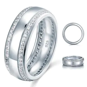 Men's Band 925 Sterling Silver Ring