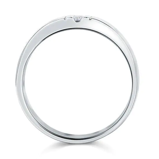 Men's Solid Sterling 925 Silver Band - Image 4