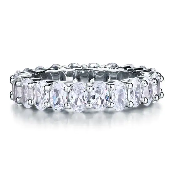 Oval Cut Solid 925 Sterling Silver Ring - Image 3