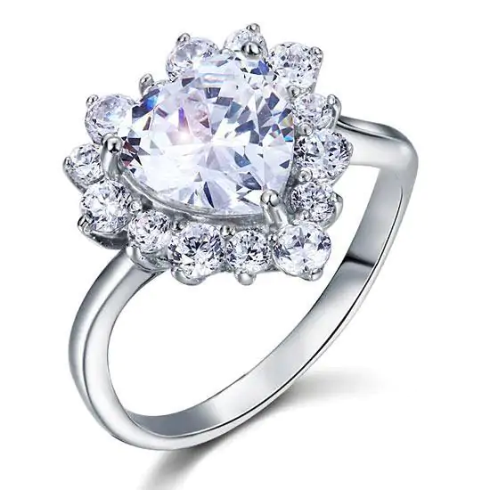 2.5 Carat Heart Cut Ring