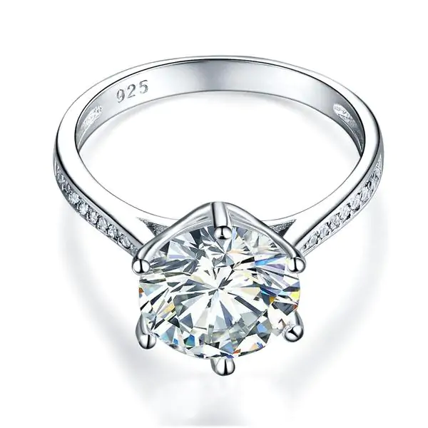 3 Carat Created Diamond Ring - Image 2