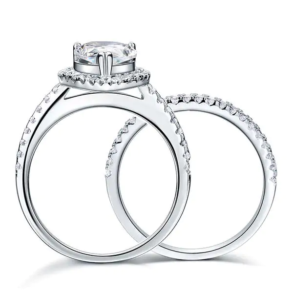 2 Ct Pear Ring Set - Image 7