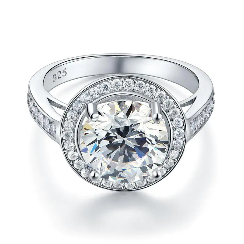 Halo 3.5 Ct Created Diamond Ring - Image 3