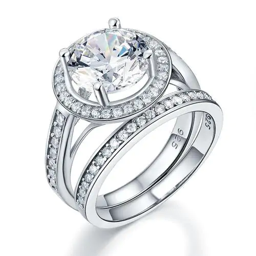 3.5 Ct Vintage Created Diamond Ring - Image 4