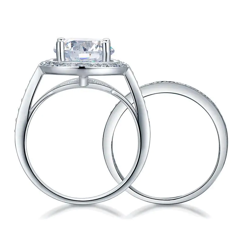 3.5 Ct Vintage Created Diamond Ring - Image 5