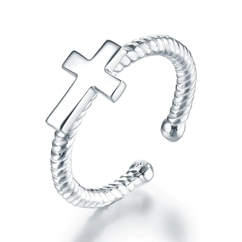 Kids Adjustable Girls Cross Ring