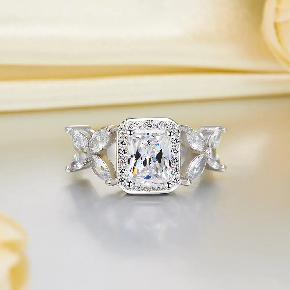 Pageant Solid 925 Sterling Silver Butterfly Ring - Image 4